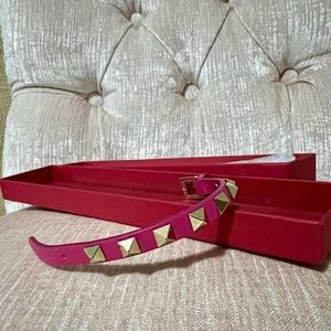 Valentino Garavani Rockstud bracelet in calfskin